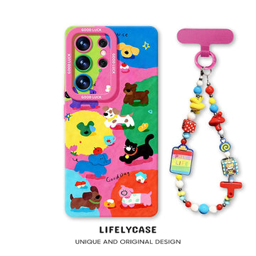 Samsung Series | "Colorful Little Animals" Liquid Silicone Phone Case