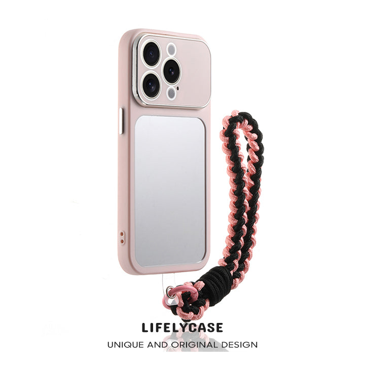 iPhone Lanyard Series | Liquid Silicone Mirror Phone Case