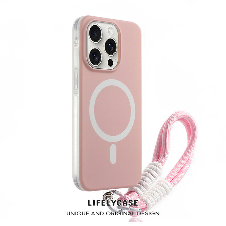 iPhone Lanyard Series | Skin-Feel Matte MagSafe Phone Case