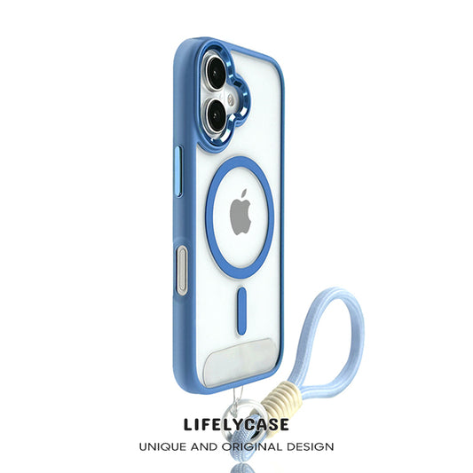 iPhone Lanyard Series |MagSafe Magnetic Frosted Phone Case