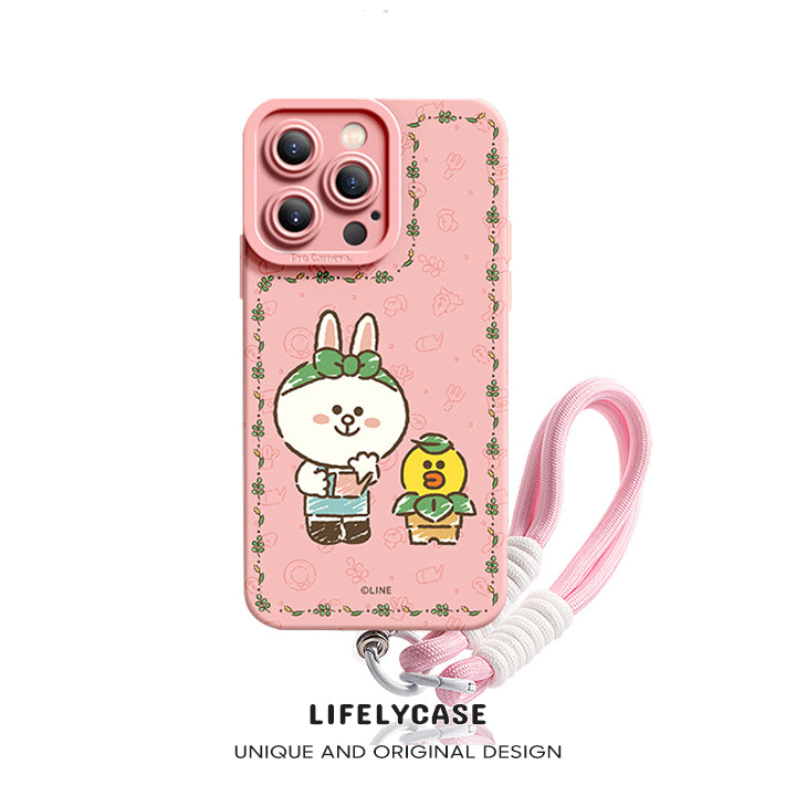 iPhone Lanyard Series | LINE FRIENDS Co-Branded Cartoon Phone Case