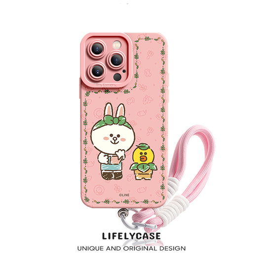 iPhone Lanyard Series | LINE FRIENDS Co-Branded Cartoon Phone Case
