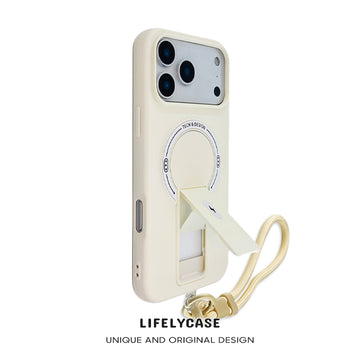 iPhone Lanyard Series | Concealed Foldable Stand MagSafe Phone Case