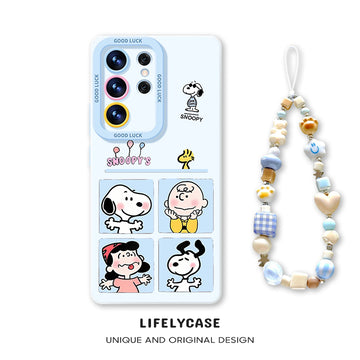 Samsung Series | Snoopy Collaboration Liquid Silicone Phone Case