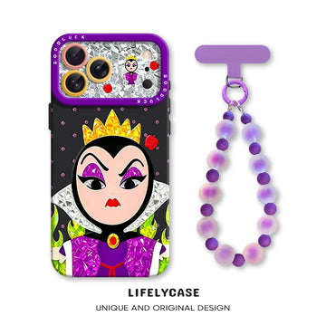 iPhone Beads Series | Cartoon Design Liquid Silicone Phone Case