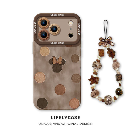 iPhone beads series | Minnie Mouse Liquid Silicone Phone Case