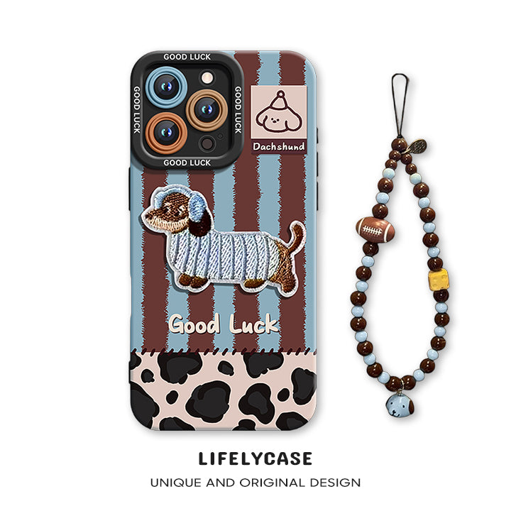 iPhone beads series | Dachshund Liquid Silicone Phone Case