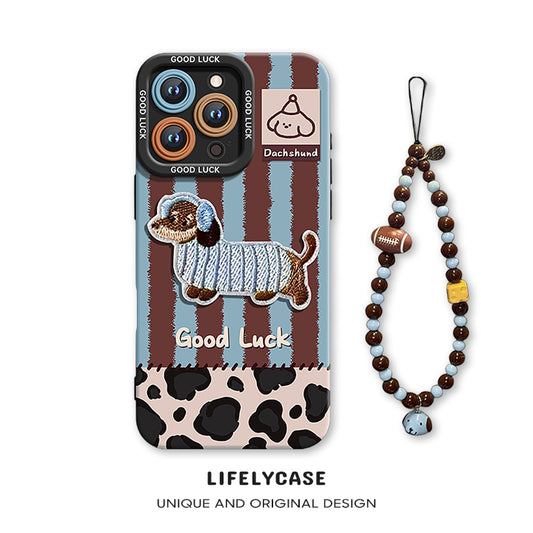 iPhone beads series | Dachshund Liquid Silicone Phone Case
