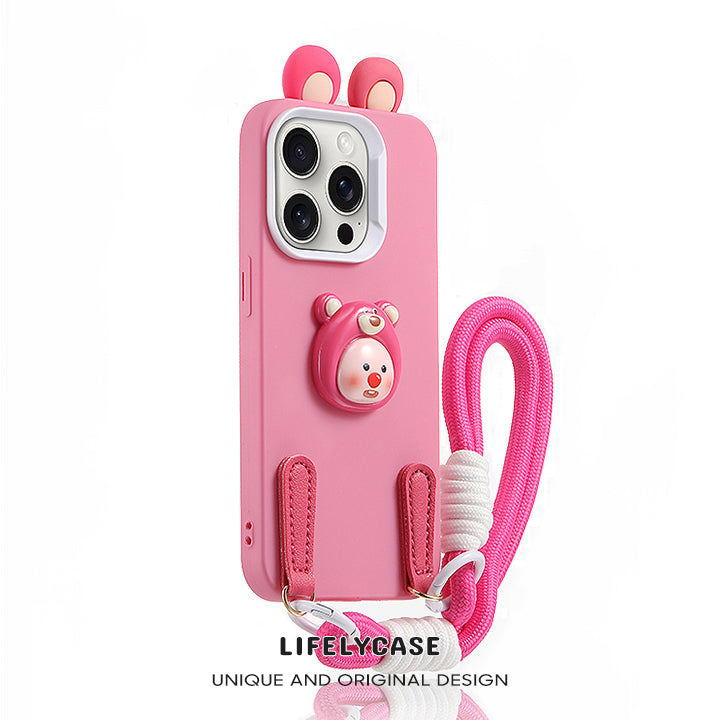 iPhone Lanyard Series | Cute Loopy Cartoon Phone Case