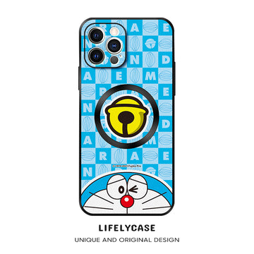 iPhone MagSafe Series | "Doraemon Cartoon" Leather Phone Case