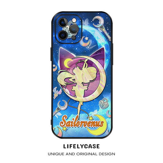 iPhone MagSafe Series | Sailor Moon Cartoon Leather Phone Case