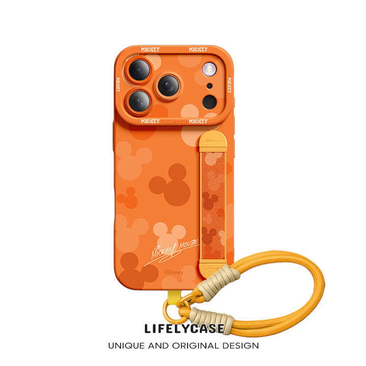 iPhone Wristband Series | Disney Cartoons Liquid Silicone Phone Case