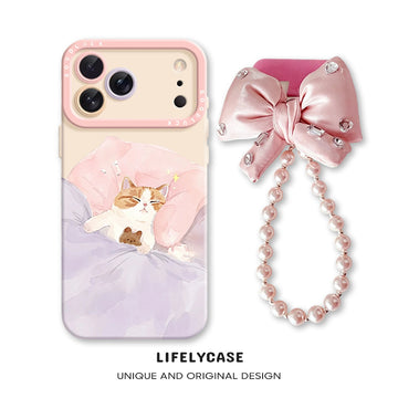 iPhone Beads Series | Adorable Pets Series Liquid Silicone Phone Case