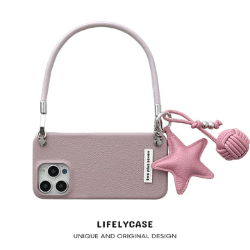 iPhone Lanyard Series | Genuine Leather Phone Case, Free Star Accessories