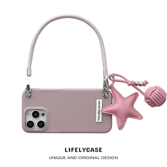 iPhone Lanyard Series | Genuine Leather Phone Case, Free Star Accessories