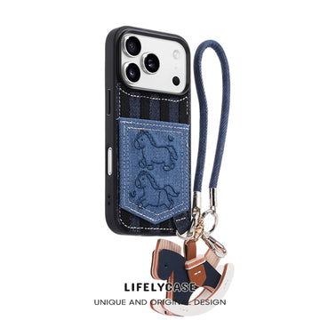 iPhone Lanyard Series | Cartoon Phone Case with a Keychain