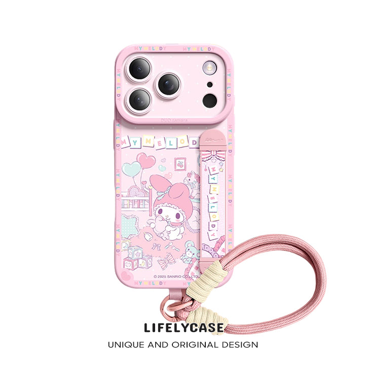 iPhone Wristband Series | Sanrio Co-Branded Liquid Silicone Phone Case
