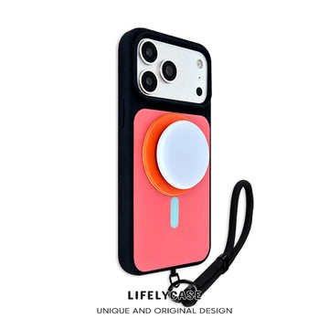 iPhone Lanyard Series | Color-Blocked Dopamine Phone Case, Supports Magsafe