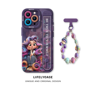 iPhone beads series | Disney Princess Wristband Phone Case