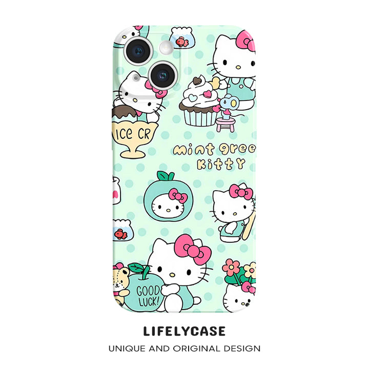 iPhone Series |"Hello Kitty" All-Inclusive Painted Phone Case