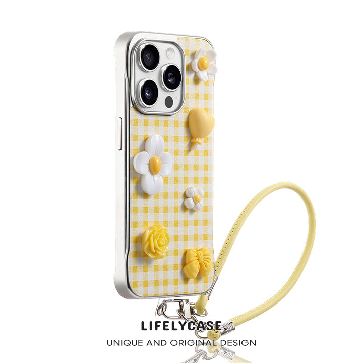 iPhone Lanyard Series | Liquid Silicone Cartoon Phone Case