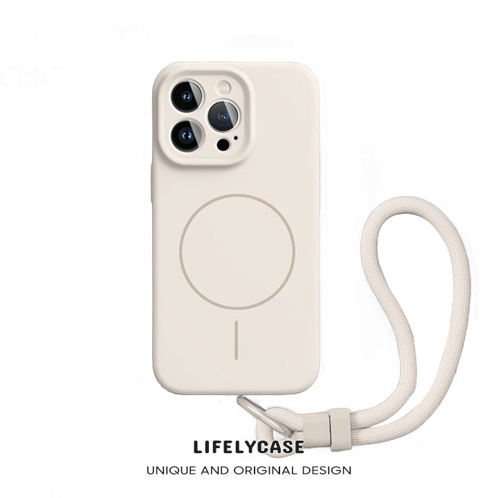 iPhone Lanyard Series | Liquid Silicone Phone Case Supports MagSafe