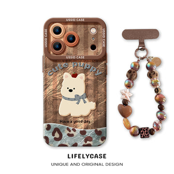 iPhone beads series | Cartoon Design Liquid Silicone Phone Case