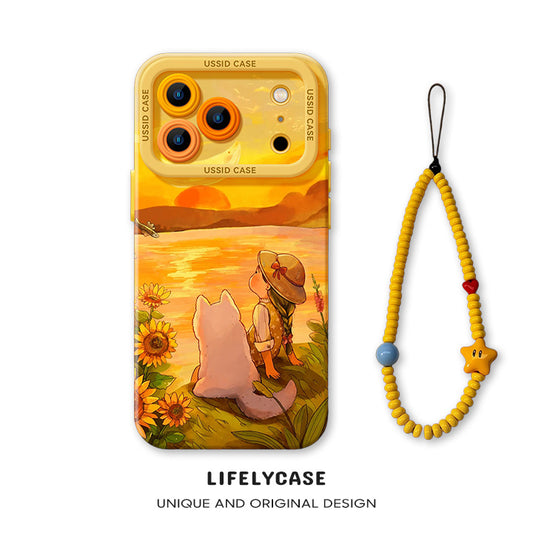 iPhone beads series | Original Design Cartoon Liquid Silicone Phone Case