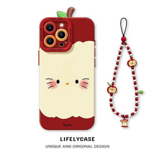 iPhone beads series | Cute Cartoon Liquid Silicone Phone Case