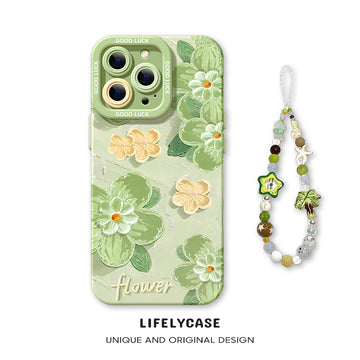 iPhone beads series | Flower Series Liquid Silicone Phone Case