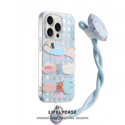 iPhone Lanyard Series | Cute Cartoon Series Phone Case