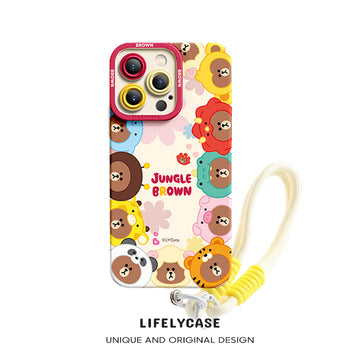 iPhone Lanyard Series | LINE FRIENDS Co-Branded Cartoon Phone Case
