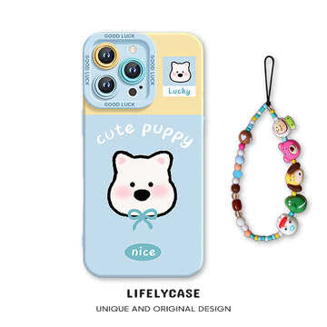 iPhone beads series | Cute West Highland Terrier Liquid Silicone Phone Case