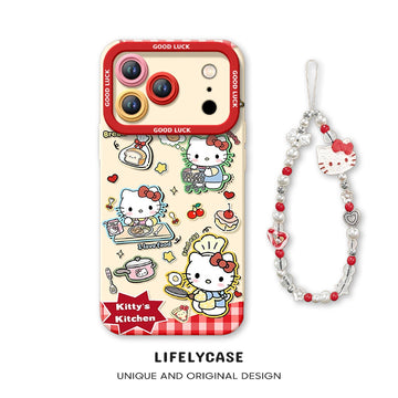 iPhone beads series | Hello Kitty Liquid Silicone Phone Case