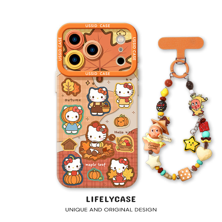 iPhone beads series | Hello Kitty Liquid Silicone Phone Case