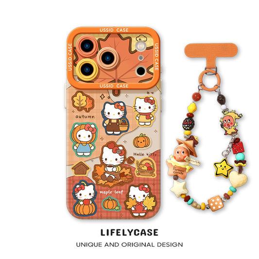 iPhone beads series | Hello Kitty Liquid Silicone Phone Case
