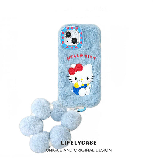 iPhone Lanyard Series | Hello Kitty Plush Phone Case