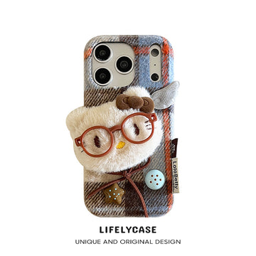 iPhone Series | Hello Kitty Liquid Silicone Plush Phone Case