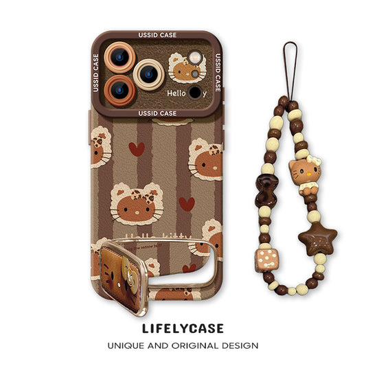 iPhone beads series | Hello Kitty Liquid Silicone Phone Case