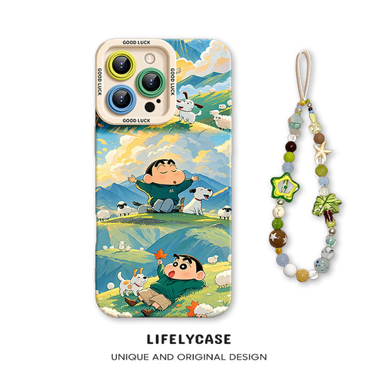 iPhone beads series | Japanese Comics Liquid Silicone Phone Case
