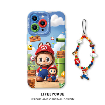 iPhone beads series | Cute Cartoon Liquid Silicone Phone Case