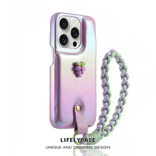 iPhone Lanyard Series | Colorful Design Gradient Phone Case