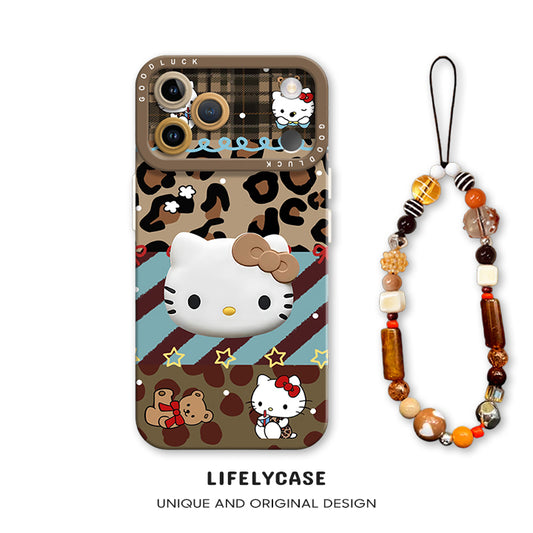 iPhone beads series | Hello Kitty Liquid Silicone Phone Case