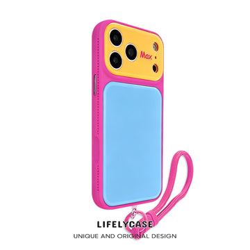 iPhone Lanyard Series | Dopamine-Enhanced Color-Blocked Phone Case