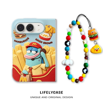 iPhone Duo | Fred the Fish Phone Case with Matching Beaded Bracelet
