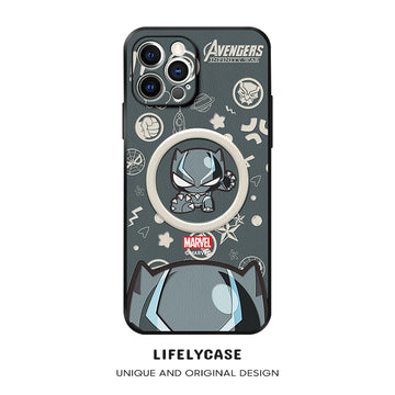iPhone MagSafe Series | Original Design "Marvel" Cartoon Leather Phone Case