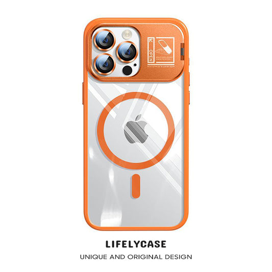 Serie MagSafe para iPhone | Soporte para gafas Estuche metálico para teléfono MagSafe 