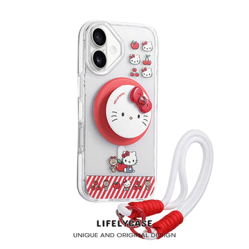 iPhone Lanyard Series | Cartoon Phone Case with a Keychain