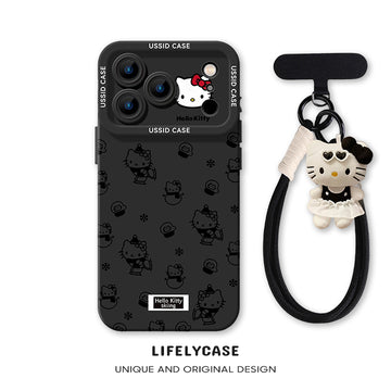 iPhone beads series | Hello Kitty Liquid Silicone Phone Case
