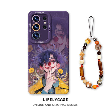 Samsung Series | Cartoon Joker Design Liquid Silicone Phone Case